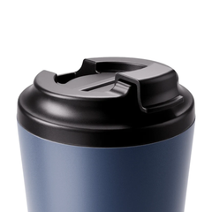 Made by Fressko İçi Seramik Çelik Termos Mug 340ml Camino Denim (Kot Mavisi)