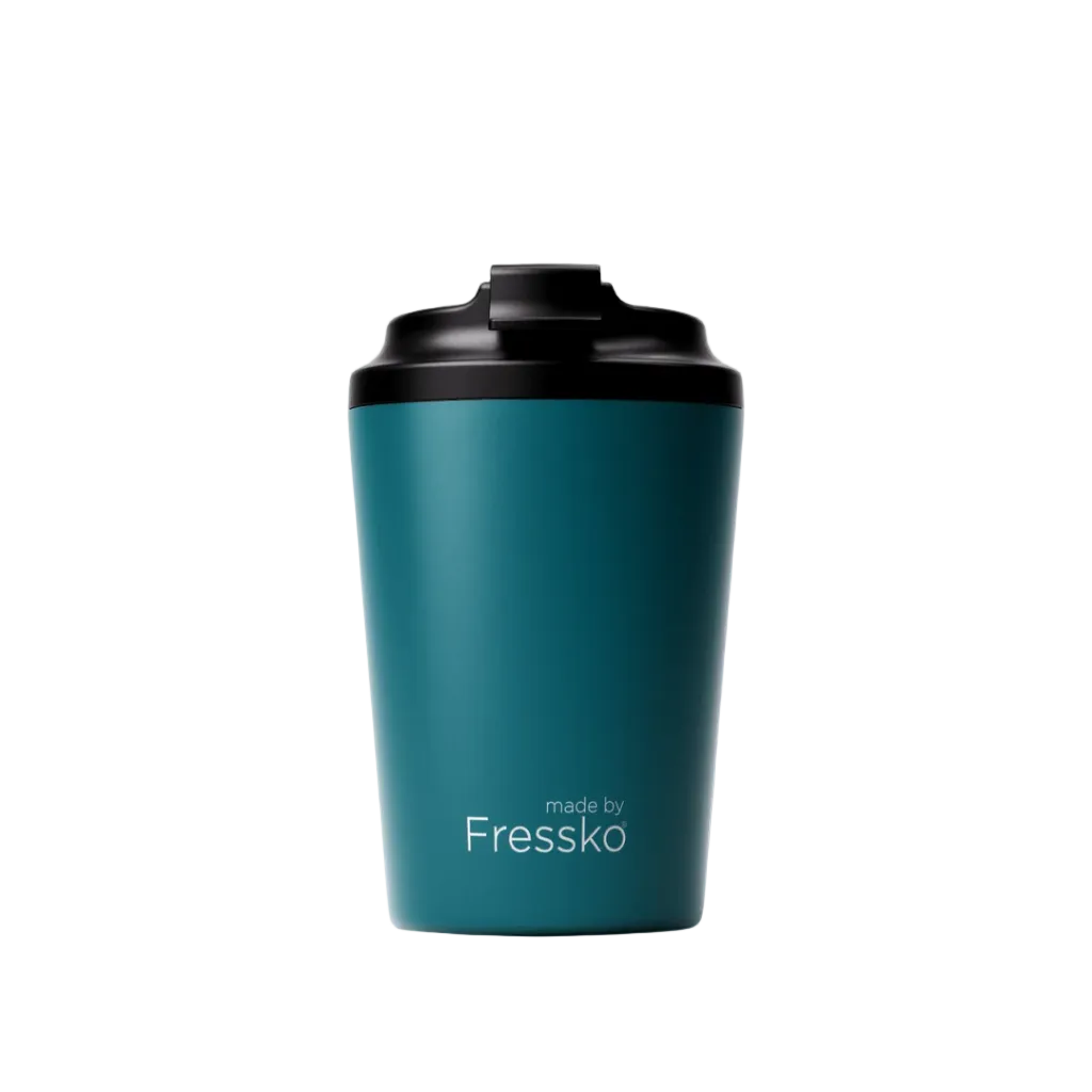 Made by Fressko İçi Seramik Çelik Termos Mug 340ml Camino Emerald (Zümrüt Yeşili)