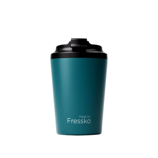 Made by Fressko İçi Seramik Çelik Termos Mug 340ml Camino Emerald (Zümrüt Yeşili)
