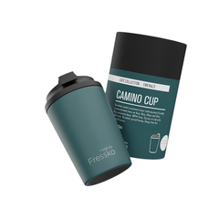 Made by Fressko İçi Seramik Çelik Termos Mug 340ml Camino Emerald (Zümrüt Yeşili)