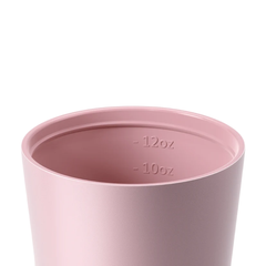 Made by Fressko İçi Seramik Çelik Termos Mug 340ml Camino Floss (Açık Pembe)