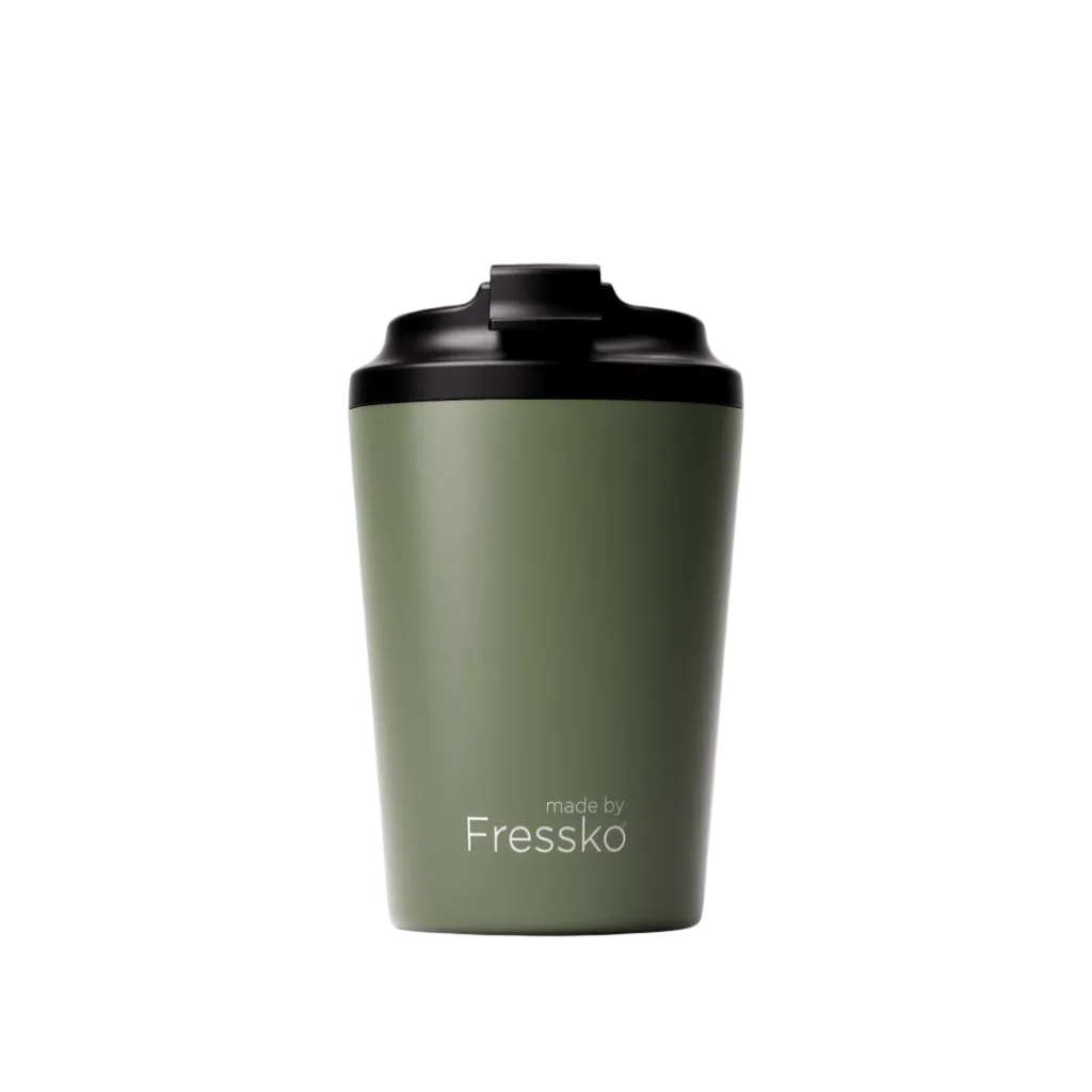 Made by Fressko İçi Seramik Çelik Termos Mug 340ml Camino Khaki (Haki)