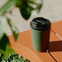Made by Fressko İçi Seramik Çelik Termos Mug 340ml Camino Khaki (Haki)