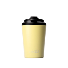 Made by Fressko İçi Seramik Çelik Termos Mug 340ml Camino Limoncello (Açık Sarı)