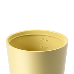 Made by Fressko İçi Seramik Çelik Termos Mug 340ml Camino Limoncello (Açık Sarı)