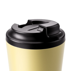 Made by Fressko İçi Seramik Çelik Termos Mug 340ml Camino Limoncello (Açık Sarı)