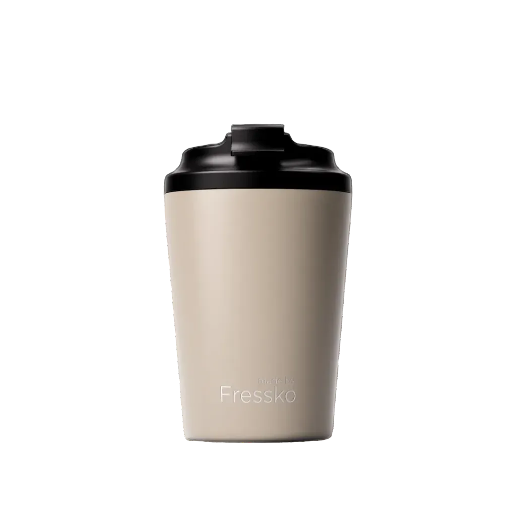 Made by Fressko İçi Seramik Çelik Termos Mug 340ml Camino Oat (Krem)