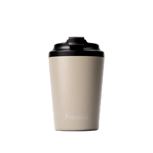 Made by Fressko İçi Seramik Çelik Termos Mug 340ml Camino Oat (Krem)