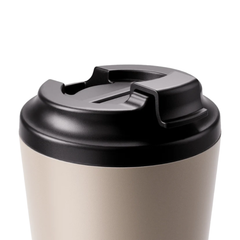 Made by Fressko İçi Seramik Çelik Termos Mug 340ml Camino Oat (Krem)