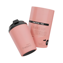 Made by Fressko İçi Seramik Çelik Termos Mug 340ml Camino Peachy (Şeftali Rengi)