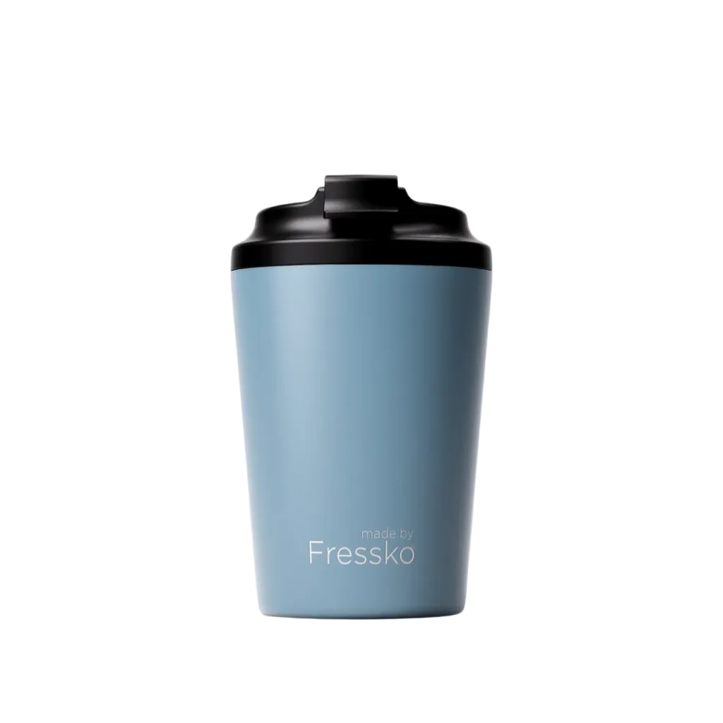Made by Fressko İçi Seramik Çelik Termos Mug 340ml Camino River (Nehir Mavisi)