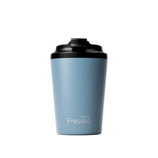 Made by Fressko İçi Seramik Çelik Termos Mug 340ml Camino River (Nehir Mavisi)