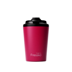 Made by Fressko İçi Seramik Çelik Termos Mug 340ml Camino Rouge (Canlı Kırmızı)