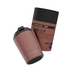 Made by Fressko İçi Seramik Çelik Termos Mug 340ml Camino Tuscan (Toprak Rengi)