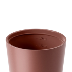 Made by Fressko İçi Seramik Çelik Termos Mug 340ml Camino Tuscan (Toprak Rengi)