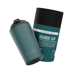 Made by Fressko Paslanmaz Çelik Çift Duvarlı Termos Mug 475ml Grande Emerald (Zümrüt Yeşili)