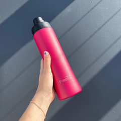 Made by Fressko Sızdırmaz Yudum Kapaklı Çelik Termos Matara 660ml Move Rouge (Canlı Kırmızı)