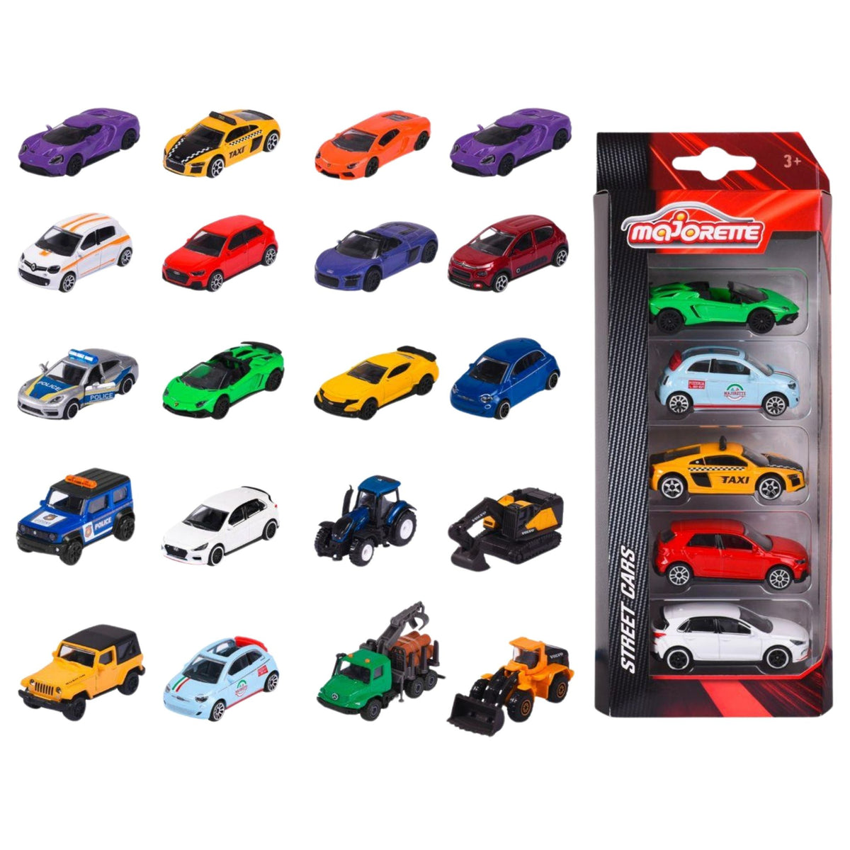 Majorette 5'li Metal Diecast Araba Seti