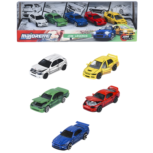 Majorette JDM Legends Anime 5'li Japan Seri Araç Seti