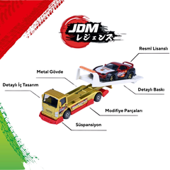 Majorette JDM Tuning Efsaneleri Özel Metal Araçlar