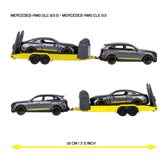 Majorette Mercedes-AMG Deluxe Trailer Serisi Metal Araçlar