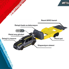 Majorette Mercedes-AMG Deluxe Trailer Serisi Metal Araçlar