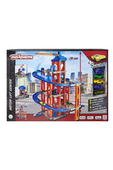 Majorette Motor Lift Center + 5 Cars
