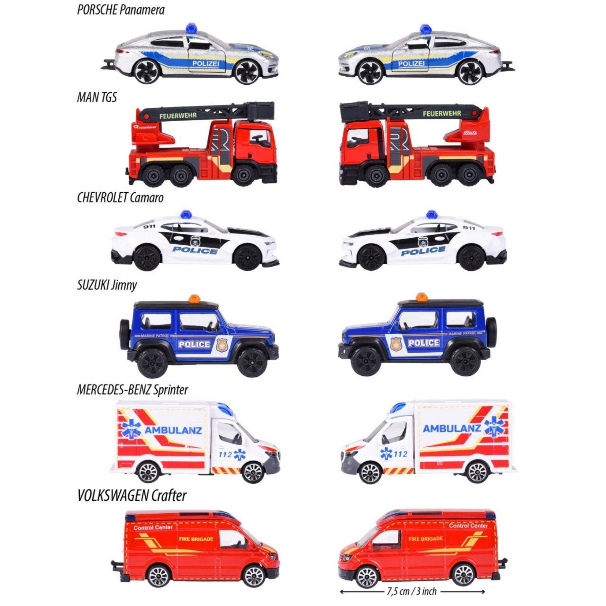 Majorette Rescue Premium Serisi Araçlar