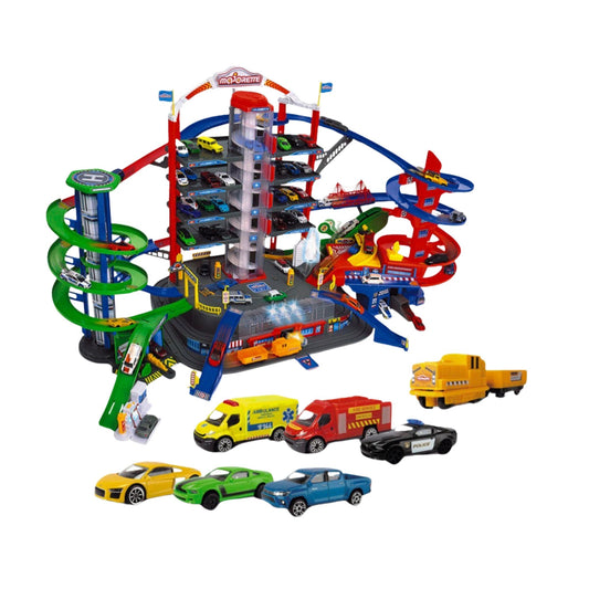 Majorette Süper City Garaj Seti