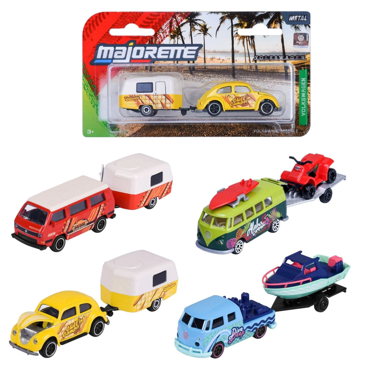 Majorette Volkswagen Römorklu Araçlar