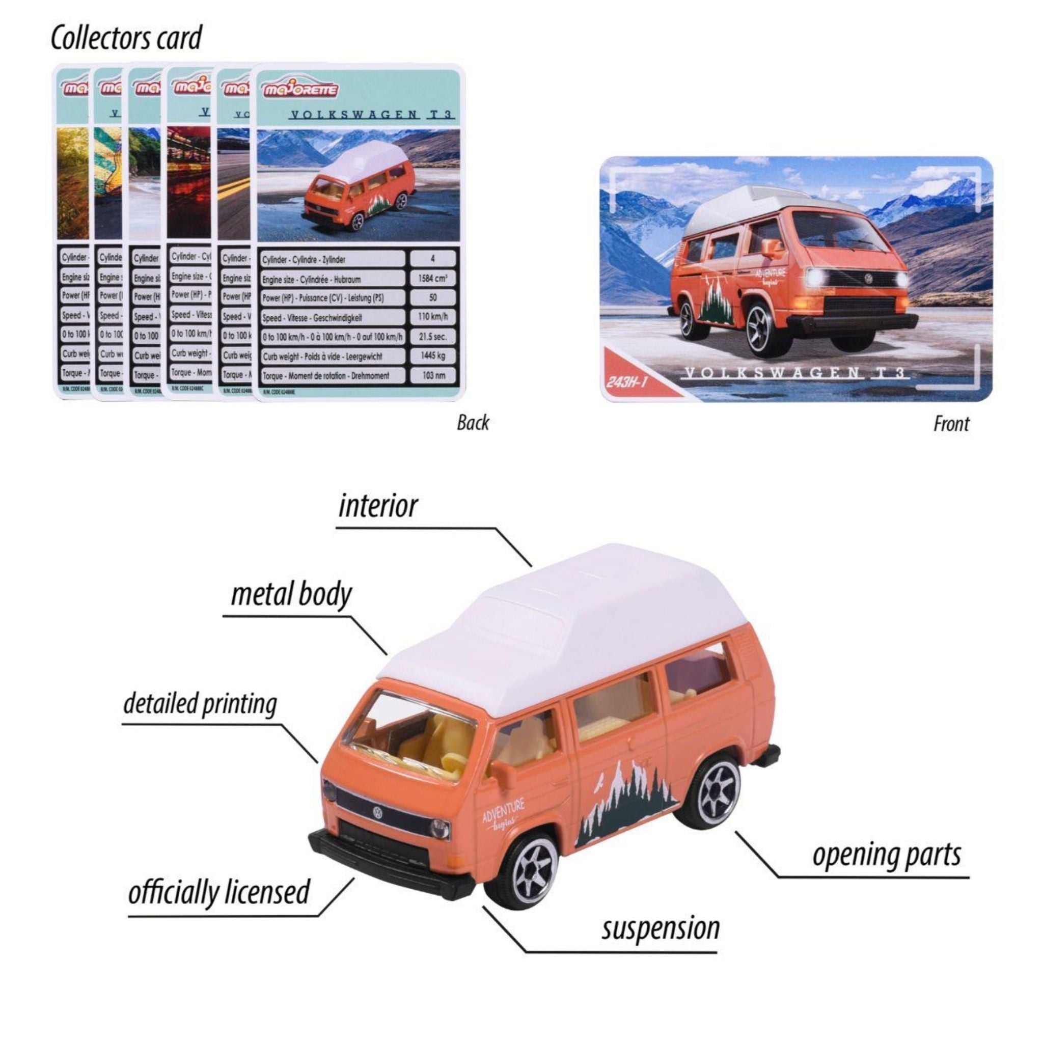 Majorette Volkswagen The Originals Premium Arabalar