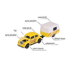 Majorette Volkswagen The Originals Trailer Arabalar