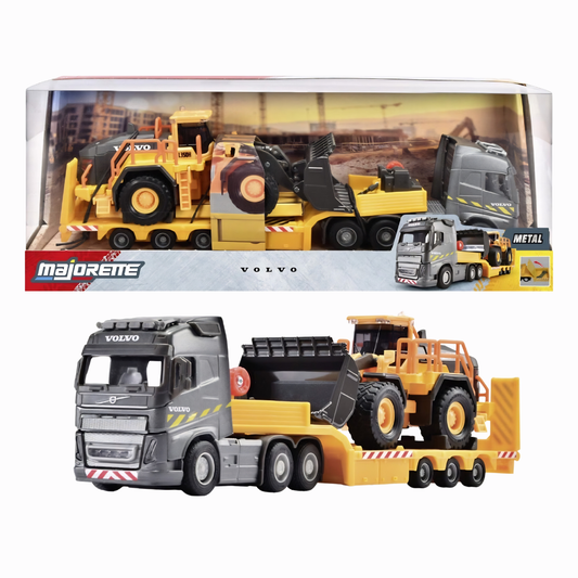 Majorette Volvo FH16 Kamyon ve Tekerlekli Yükleyici Metal Araç 22cm