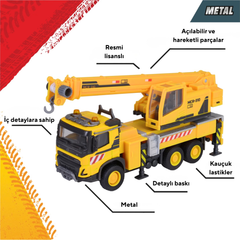 Majorette Volvo FH16 Kamyon ve Tekerlekli Yükleyici Metal Araç 22cm