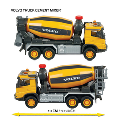 Majorette Volvo FMX Kamyonlu Çimento Mikseri Metal Araç 19cm