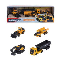 Majorette Volvo İnşaat Araçları 4'lü Set