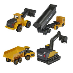 Majorette Volvo İnşaat Araçları 4'lü Set