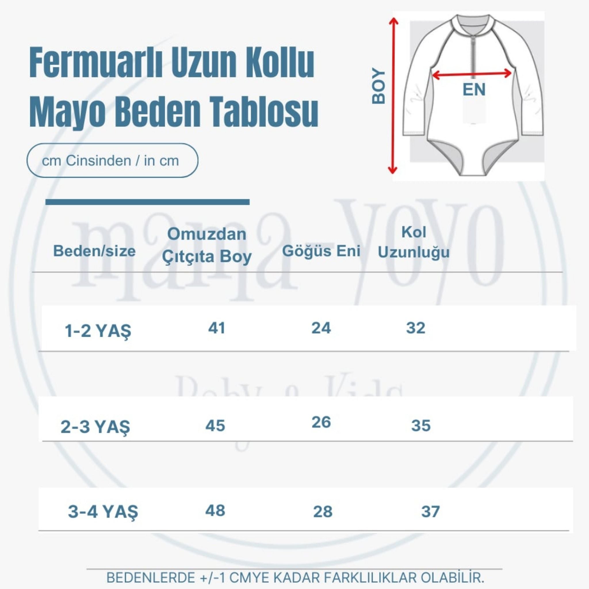 Mama Yoyo Önden Fermuarlı Alttan Çıtçıtlı Octo Love Desenli Mayo