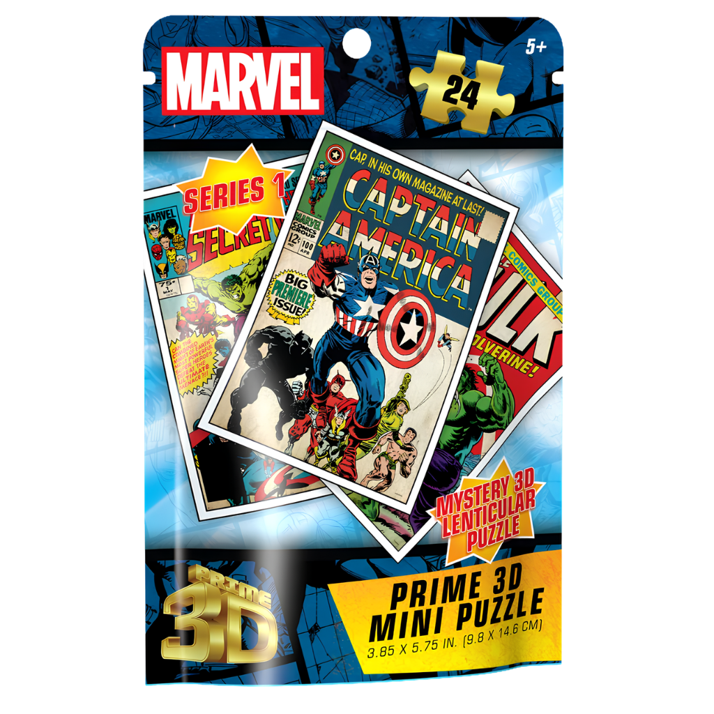 Marvel Series 1 Prime 3D Sürpriz Puzzle 24 Parça