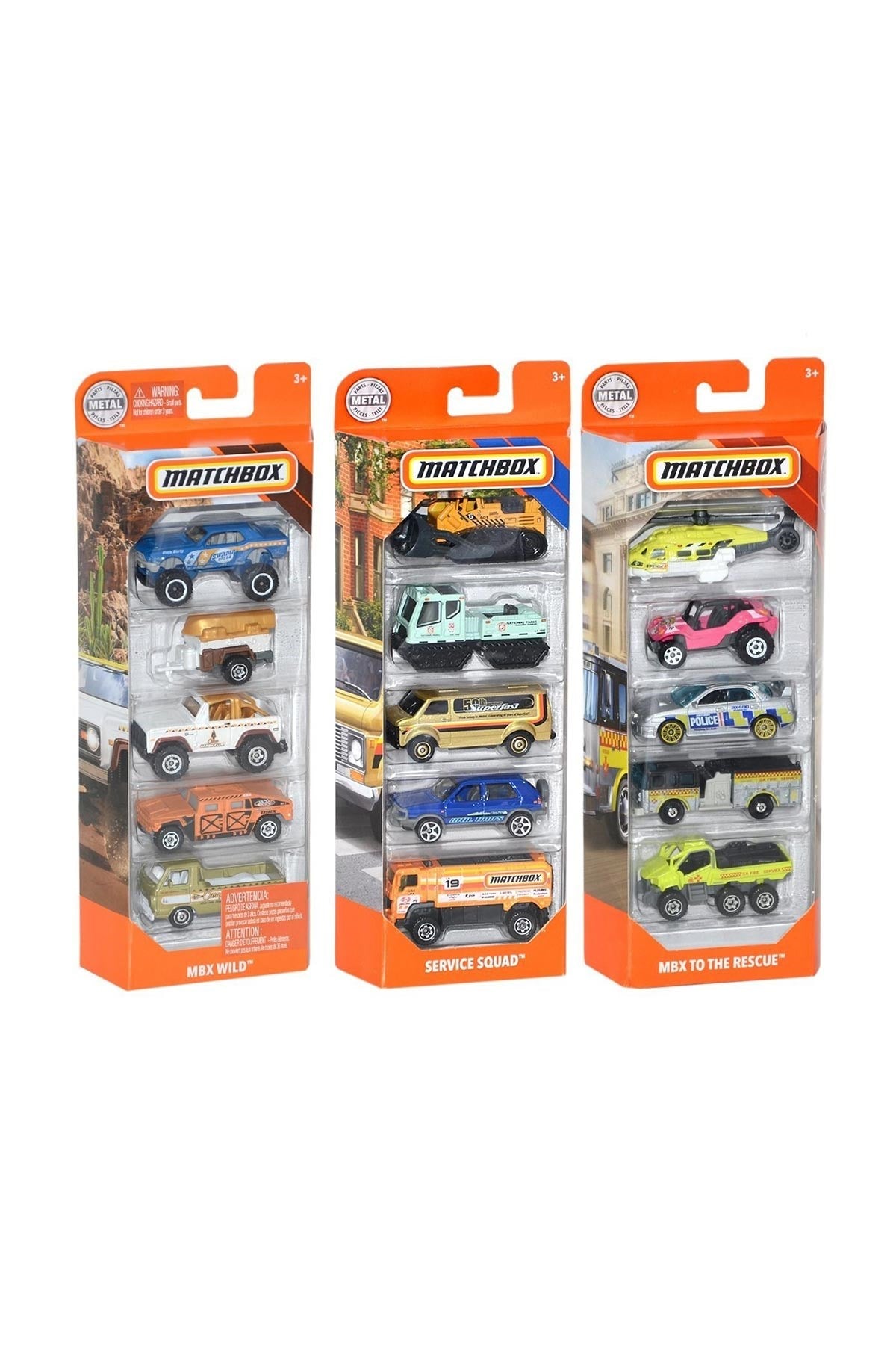 Matchbox Beşli Araba Seti