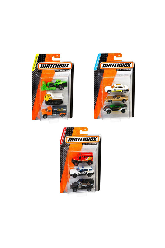 Matchbox Üçlü Araba Seti C3713