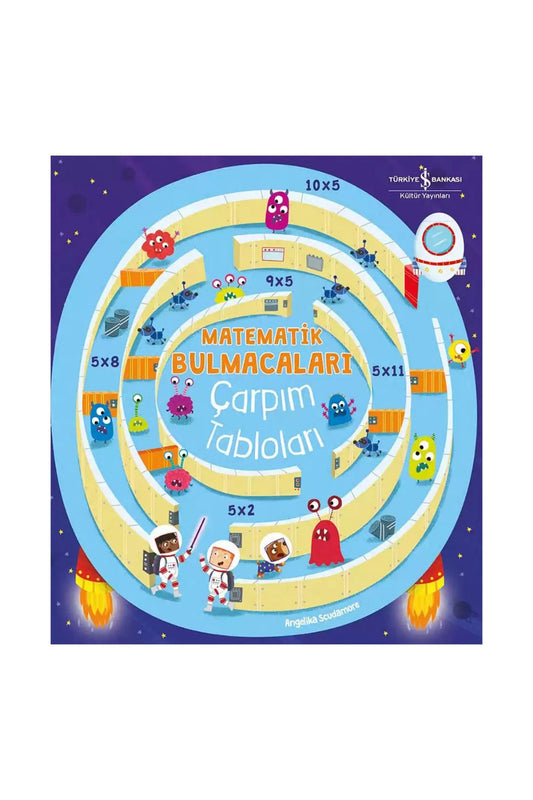 Türkiye İş Bankası Kültür Yayınları Matematik Bulmacaları Çarpım Tabloları
