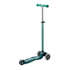 Micro Maxi Deluxe 3 Tekerlekli Foldable ECO LED Scooter Green