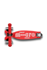 Micro Maxi Scooter Deluxe Foldable 3 Tekerlekli Scooter LED Red