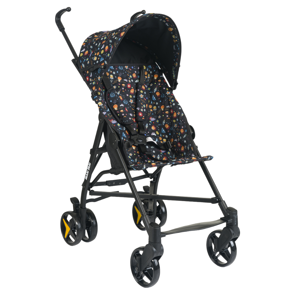 Maxi Taxi Cosmos Baston Bebek Arabası Sarı Desenli