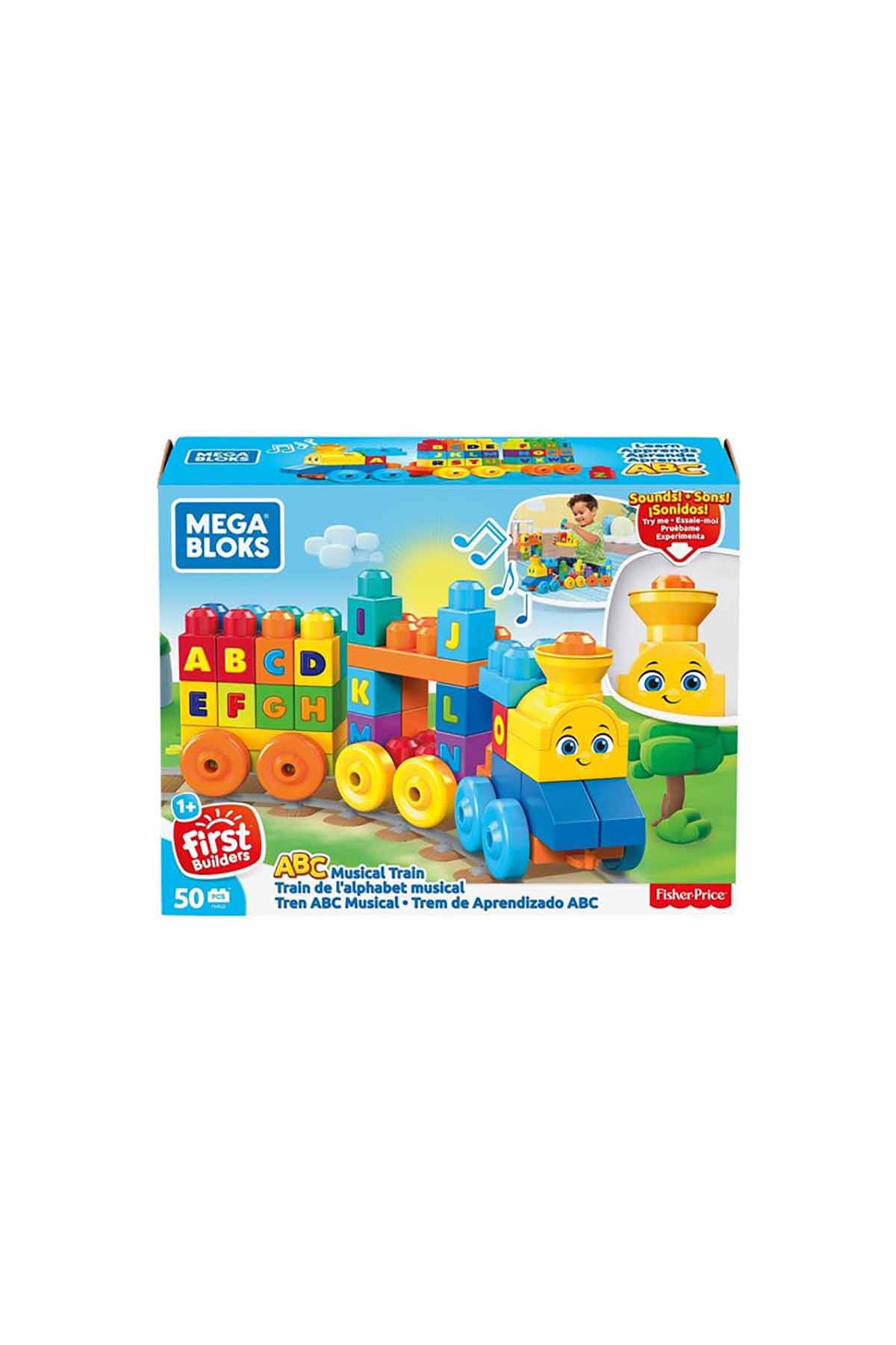 Mega Bloks ABC Müzikli Tren FWK22