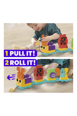 Mega Bloks Hareketli Duyusal Gelişim Tırtılı HKN44