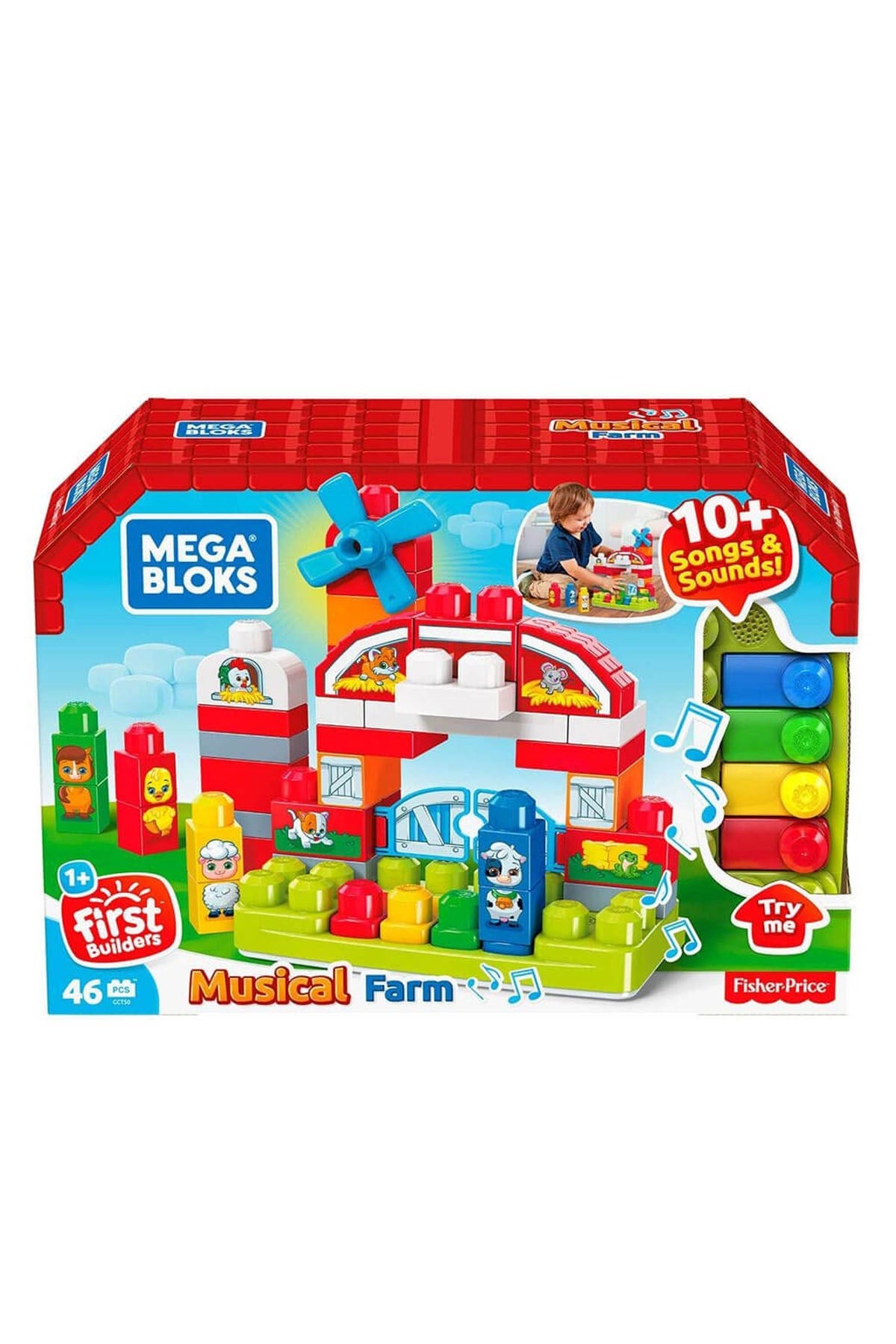 Mega Bloks Müzikli Çiflik Oyun Seti GCT50 - Welcome Baby