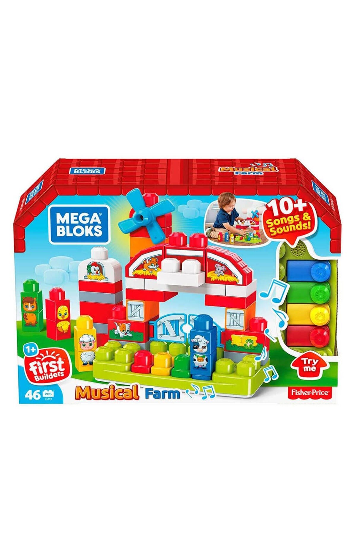 Mega Bloks Müzikli Çiflik Oyun Seti GCT50