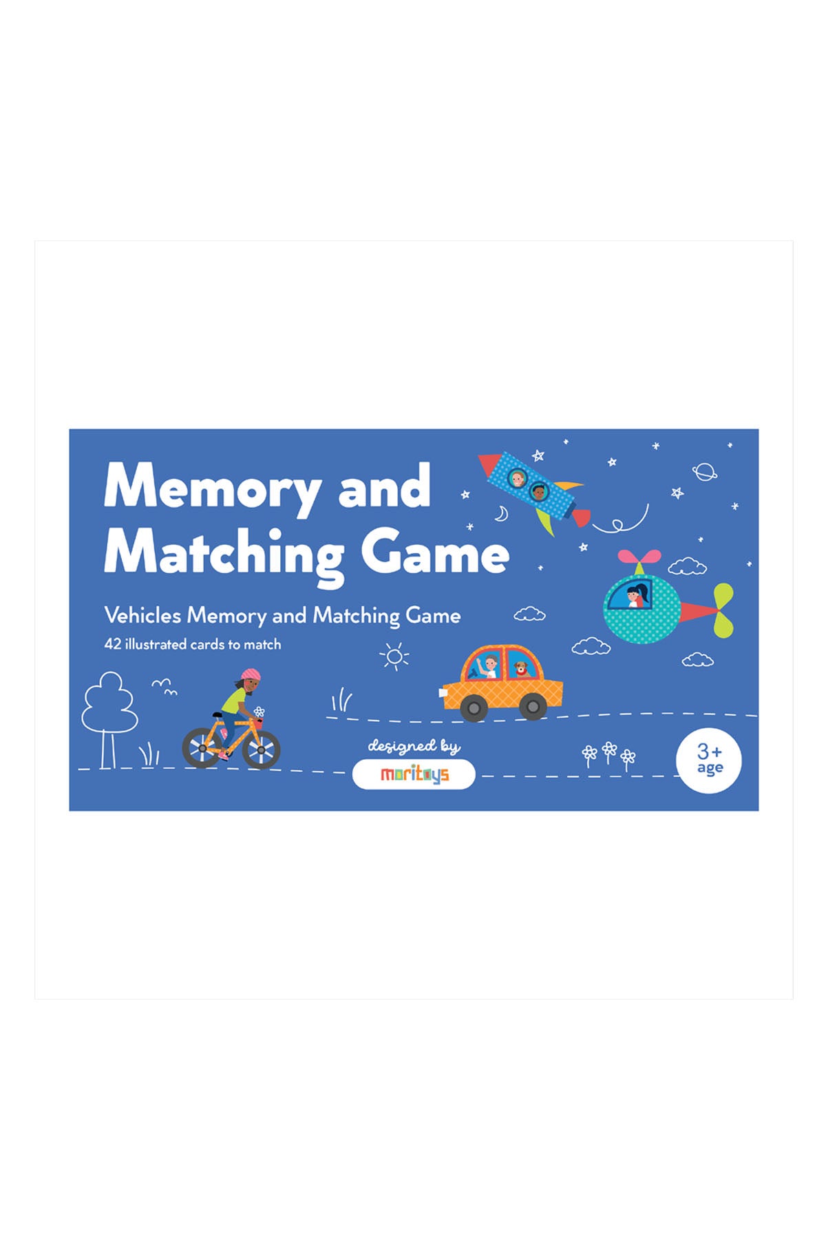 Moritoys Memory and Matching Game: Vehicles